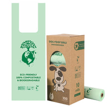 Load image into Gallery viewer, Degradable Corn Starch PLA Biodegradable Pet Garbage Bag Compostable Outdoor Clean Box Waste Bag Vest Style Cat Dog Poop Trash Bags Outdoor Pets Pick up Tools Pet Accessories