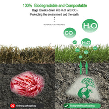Load image into Gallery viewer, Degradable Corn Starch PLA Biodegradable Pet Garbage Bag Compostable Outdoor Clean Box Waste Bag Vest Style Cat Dog Poop Trash Bags Outdoor Pets Pick up Tools Pet Accessories