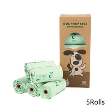 Load image into Gallery viewer, Degradable Corn Starch PLA Biodegradable Pet Garbage Bag Compostable Outdoor Clean Box Waste Bag Vest Style Cat Dog Poop Trash Bags Outdoor Pets Pick up Tools Pet Accessories