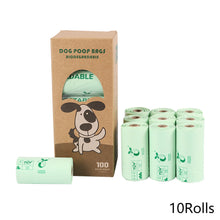 Load image into Gallery viewer, Degradable Corn Starch PLA Biodegradable Pet Garbage Bag Compostable Outdoor Clean Box Waste Bag Vest Style Cat Dog Poop Trash Bags Outdoor Pets Pick up Tools Pet Accessories