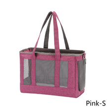 Load image into Gallery viewer, Breathable Dog Carrier Bag Portable Pet Puppy Travel Mesh Bag Backpack Airline Approved Pet Transport Carrier Outdoor Shoulder Bag for Small Cats Chihuahua Yorkie