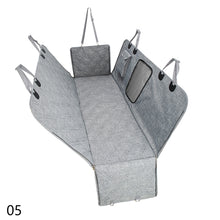 Load image into Gallery viewer, Detachable Oxford Cloth Dog Car Seat Cover Trunk Mat Cover Anti-dirty Waterproof Car Backseat Cat Dog Car Sleeping Mat Hammock Protector with Safety Belt Pet Travel Supplies