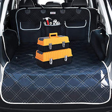 Load image into Gallery viewer, Waterproof Rear Back Mat Detachable Oxford Cloth Hammock Cushion Protector Dog Car Seat Mat Trunk Cover With Pocket Safety Belt Pet Carrier Traval Supplies