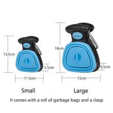 Load image into Gallery viewer, Foldable Dog Pooper Scooper Poop Dispenser Bag Pet Waste Picker Dog Walking Portable Stool Picking Garbage Bag Pet Shit Shovel Supplies Dog Excreta Cleaning Tools