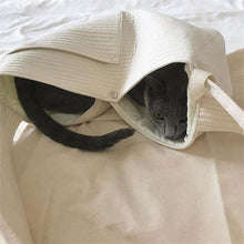 Load image into Gallery viewer, Pet Outdoor Travel Handbag Puppy One-shoulder Bag Cat Backpack Single Shoulder Strap Bag Kitten Comfortable Tote Pets breathable Bag Handmade Pet Supplies