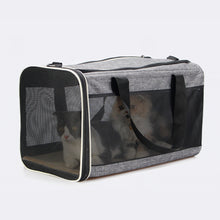 Load image into Gallery viewer, Breathable Pet Carrier Bag Portable Cat Travel Backpack Foldable Transport Dog Carrier with Mesh Window Top Opening Removable Mat Outdoor Shoulder Bag Cat Handbag Pet Supplies