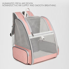 Load image into Gallery viewer, Portable Pet Cat Carrier Large Capacity Backpack Breathable Mesh Heat Dissipation Bag Folding Pet Chest Dog Carrying Bags Big Space Outdoor Travel Pet Supplies