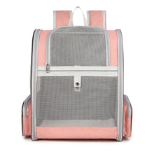 Load image into Gallery viewer, Portable Pet Cat Carrier Large Capacity Backpack Breathable Mesh Heat Dissipation Bag Folding Pet Chest Dog Carrying Bags Big Space Outdoor Travel Pet Supplies