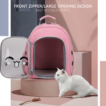 Load image into Gallery viewer, Pet Carrier Bags Portable Space Capsule Backpack Transparent Large Capacity Cat Carrier Breathable Carrying Travel Bag Kitten Shoulder Bag Outdoor Backpacks for Puppy Dog