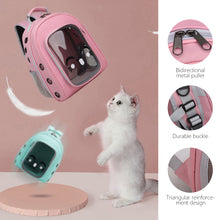 Load image into Gallery viewer, Pet Carrier Bags Portable Space Capsule Backpack Transparent Large Capacity Cat Carrier Breathable Carrying Travel Bag Kitten Shoulder Bag Outdoor Backpacks for Puppy Dog