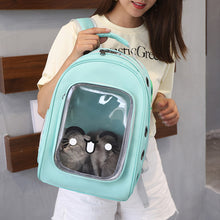 Load image into Gallery viewer, Pet Carrier Bags Portable Space Capsule Backpack Transparent Large Capacity Cat Carrier Breathable Carrying Travel Bag Kitten Shoulder Bag Outdoor Backpacks for Puppy Dog
