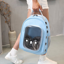 Load image into Gallery viewer, Pet Carrier Bags Portable Space Capsule Backpack Transparent Large Capacity Cat Carrier Breathable Carrying Travel Bag Kitten Shoulder Bag Outdoor Backpacks for Puppy Dog