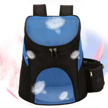Load image into Gallery viewer, Portable Mesh Breathable Pet Backpack Cat Carrier Large Capacity Breathable Heat Dissipation Bag Folding Pet Chest Dog Carrying Bags Big Space Outdoor Travel Pet Supplies