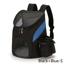 Load image into Gallery viewer, Portable Mesh Breathable Pet Backpack Cat Carrier Large Capacity Breathable Heat Dissipation Bag Folding Pet Chest Dog Carrying Bags Big Space Outdoor Travel Pet Supplies
