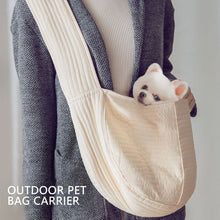 Load image into Gallery viewer, Pet Outdoor Travel Handbag Puppy One-shoulder Bag Cat Backpack Single Shoulder Strap Bag Kitten Comfortable Tote Pets breathable Bag Handmade Pet Supplies