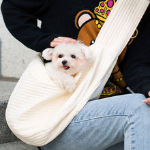 Load image into Gallery viewer, Pet Outdoor Travel Handbag Puppy One-shoulder Bag Cat Backpack Single Shoulder Strap Bag Kitten Comfortable Tote Pets breathable Bag Handmade Pet Supplies