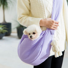 Load image into Gallery viewer, Pet Outdoor Travel Handbag Puppy One-shoulder Bag Cat Backpack Single Shoulder Strap Bag Kitten Comfortable Tote Pets breathable Bag Handmade Pet Supplies
