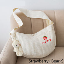 Load image into Gallery viewer, Pet Outdoor Travel Handbag Puppy One-shoulder Bag Cat Backpack Single Shoulder Strap Bag Kitten Comfortable Tote Pets breathable Bag Handmade Pet Supplies