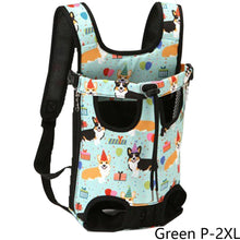 Load image into Gallery viewer, Pet Backpack Carrier Mesh Breathable Bag Cat Backpack Outdoor Travel Puppy Carring Bags Anilmal Transport Carriers for Small and Medium Dogs Bulldog Pets Supplies