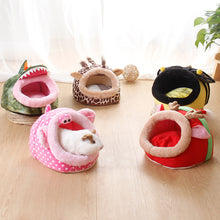 Load image into Gallery viewer, S/L Soft Guinea Pig House Bed Cage for Guinea Pig Ferrets Hamsters Hedgehogs Rabbits Rats Small Animal Bed Small Pet Supplies