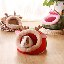 Load image into Gallery viewer, S/L Soft Guinea Pig House Bed Cage for Guinea Pig Ferrets Hamsters Hedgehogs Rabbits Rats Small Animal Bed Small Pet Supplies