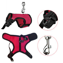 Load image into Gallery viewer, Breathable Pet Rabbit Mesh Soft Harness With Leash For Small Animals Bunny Guinea Pigs Chinchillas Ferrets Walking Leash