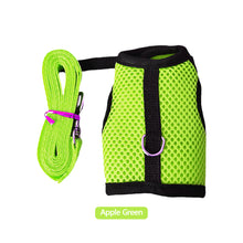 Load image into Gallery viewer, Breathable Pet Rabbit Mesh Soft Harness With Leash For Small Animals Bunny Guinea Pigs Chinchillas Ferrets Walking Leash