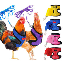 Load image into Gallery viewer, Breathable Mesh Chicken Duck Vest Leashes Poultry Hen Pet Harness With Matching Training for Walking Duck Goose Hen Rooster