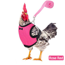 Load image into Gallery viewer, Breathable Mesh Chicken Duck Vest Leashes Poultry Hen Pet Harness With Matching Training for Walking Duck Goose Hen Rooster