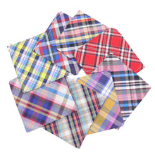 Load image into Gallery viewer, 12pcs/lot Summer Scottish Style Pet Neckerchief Pet Saliva Towel Triangle Scarf Cat Collar Dog Cat Accessories