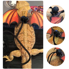 Load image into Gallery viewer, Adjustable Lizard Leather Traction Rope With Wings Reptile Leash Bearded Dragon Anti-Bite Harness Leash Pet Suppiles