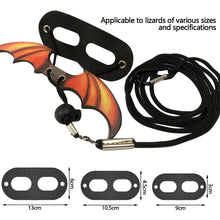 Load image into Gallery viewer, Adjustable Lizard Leather Traction Rope With Wings Reptile Leash Bearded Dragon Anti-Bite Harness Leash Pet Suppiles