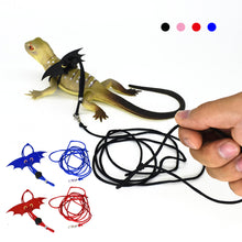 Load image into Gallery viewer, Adjustable Wing Style Small Lizard Reptile Harness Climbing Rope Belt Lizard Traction Rope Pet Strap Leash Vest Rope