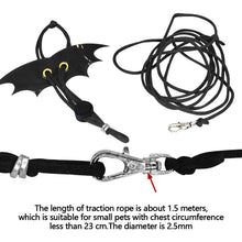 Load image into Gallery viewer, Adjustable Wing Style Small Lizard Reptile Harness Climbing Rope Belt Lizard Traction Rope Pet Strap Leash Vest Rope
