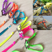 Load image into Gallery viewer, Reptile Training Leash Rope Harness Turtle Lizard Traction Rope Reptile Leash Bearded Dragon Anti-Bite Harness Leash Small Pet Supplies