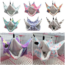 Load image into Gallery viewer, Small Animal Pet Cage Hammock Bunkbed Sugar Glider Hammock Soft Sleeping Nest For Hamster Ferret Squirrel Small Animal Sleeping
