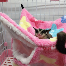 Load image into Gallery viewer, Small Animal Pet Cage Hammock Bunkbed Sugar Glider Hammock Soft Sleeping Nest For Hamster Ferret Squirrel Small Animal Sleeping