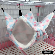 Load image into Gallery viewer, Small Animal Pet Cage Hammock Bunkbed Sugar Glider Hammock Soft Sleeping Nest For Hamster Ferret Squirrel Small Animal Sleeping