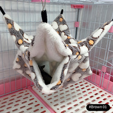 Load image into Gallery viewer, Small Animal Pet Cage Hammock Bunkbed Sugar Glider Hammock Soft Sleeping Nest For Hamster Ferret Squirrel Small Animal Sleeping