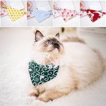 Load image into Gallery viewer, Cute Fashion Adjustable Cat Rabbit Japanese Saliva Towel Rabbit Photo Props Bunny Bib Triangle Scarf Pet Dressing