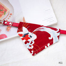 Load image into Gallery viewer, Cute Fashion Adjustable Cat Rabbit Japanese Saliva Towel Rabbit Photo Props Bunny Bib Triangle Scarf Pet Dressing