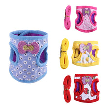 Load image into Gallery viewer, Fashion Rabbit Chinchilla Vest Harness With Leash Guinea Pig Harness Leash Outdoor Traction Rope for Chinchilla Ferret Small Pet Supplies