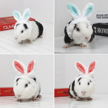 Load image into Gallery viewer, Cute Pet Cat Guinea Pig Chinchilla Hat With Ears Hamster Costume Ears Small Pet Headgear Decorative Hat