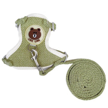 Load image into Gallery viewer, Pet Rabbit Mesh Vest Harness With Traction Rope Bunny Guinea Pig Vest Lead Small Animal Supplies