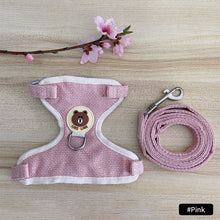 Load image into Gallery viewer, Pet Rabbit Mesh Vest Harness With Traction Rope Bunny Guinea Pig Vest Lead Small Animal Supplies