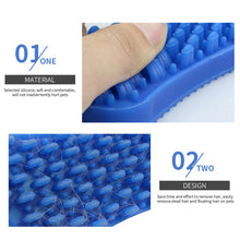 Load image into Gallery viewer, Silicone Pet Dog Cleaning Brush Shampoo Massager Soft Pet SPA Massage Brush for Grooming Brushing and Bathing