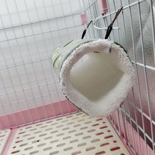 Load image into Gallery viewer, Hamster Cage Ferret Tunnel Hammock For Rat Warm Hamster Tube Toy Hanging Bed Cage For Hamster Rabbit Guinea Pig Small Animals
