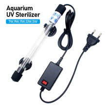 Load image into Gallery viewer, 5W/7W/9W/11W/13W Aquarium UV Sterilizer Lamp Light Water Cleaner for Fish Tank Lamp Fish Pond Sterilization Lamp Ultraviolet Filter Clarifier Water Disinfection Treatment