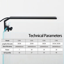 Load image into Gallery viewer, Full Spectrum Light Desktop Mini Tank Led Aquarium Fish Tank Lamp Aquatic Water Plant LED Light Exquisite Compact Aquarium Lamp for Grass Moss