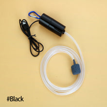 Load image into Gallery viewer, 5V 1W Mini Aquarium Oxygen Air Pump Fish Tank USB Silent Air Compressor Portable Fishing Oxygener With Air Stone Mute Energy Small Oxygenator Domestic Aquarium Accessories